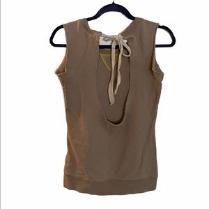 Volcom open back tank top size S